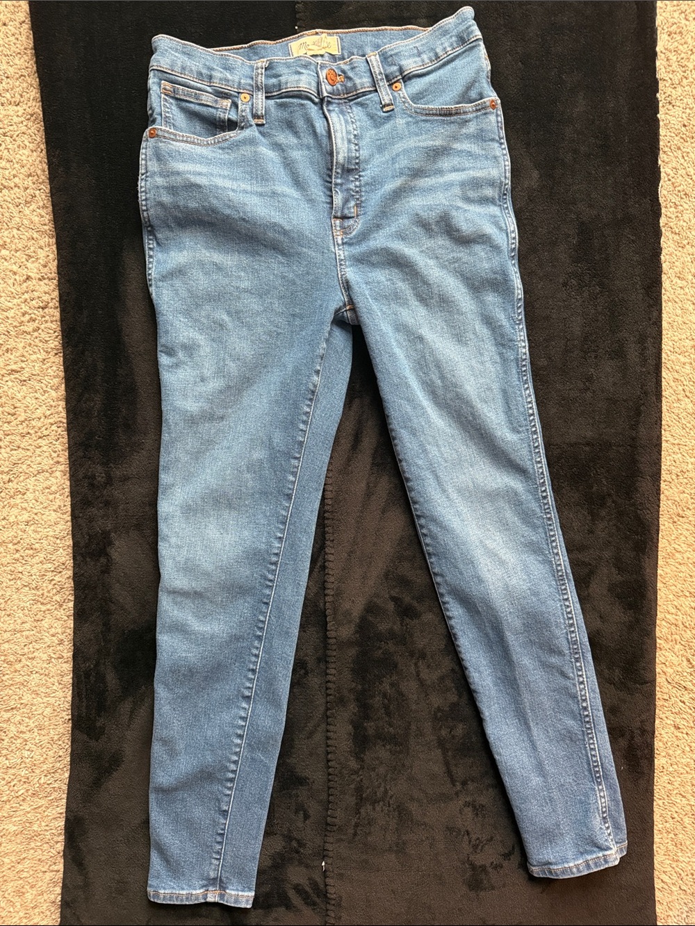 Madewell Light Blue Skinny High-Rise Jeans